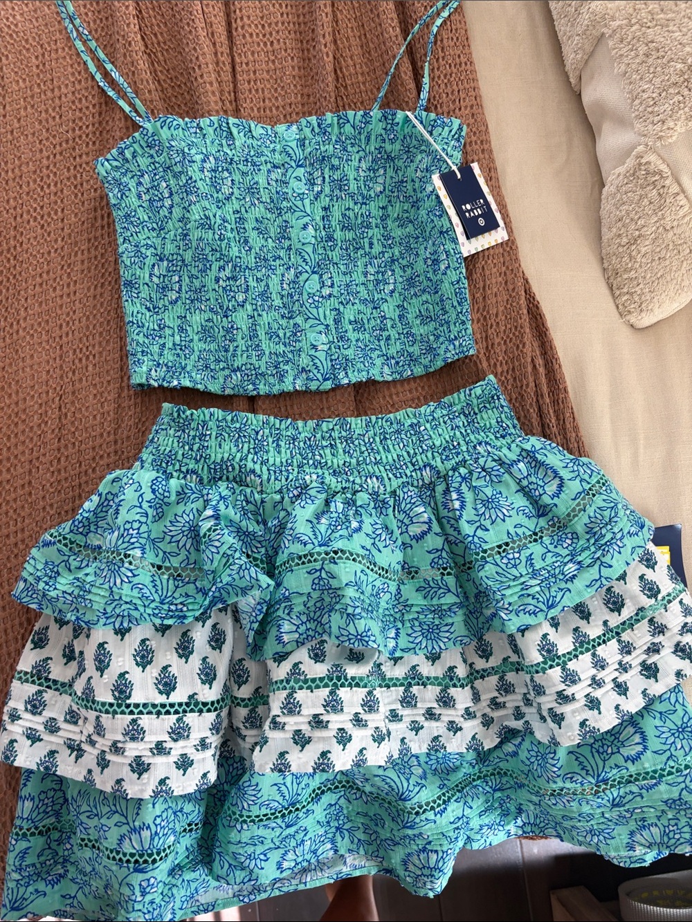 Roller Rabbit Skirt and Tank Set